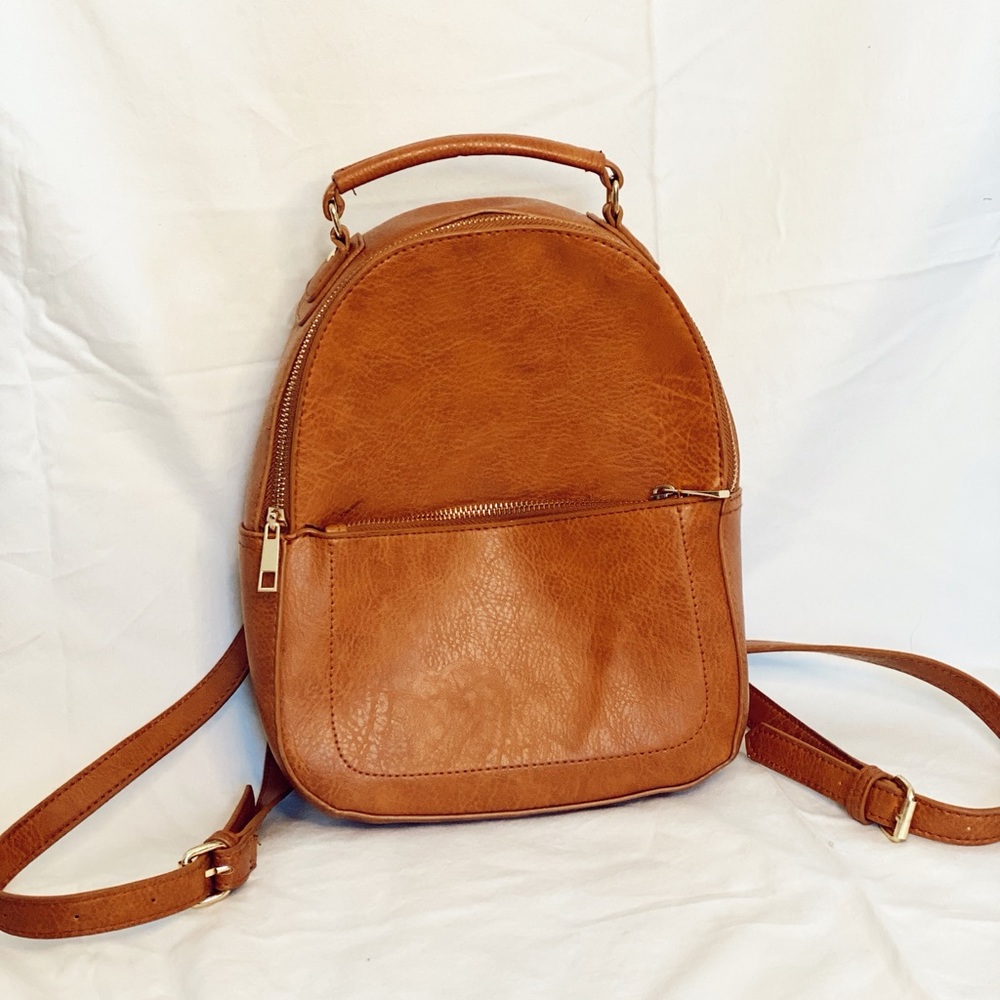 Brown Backpack Purse